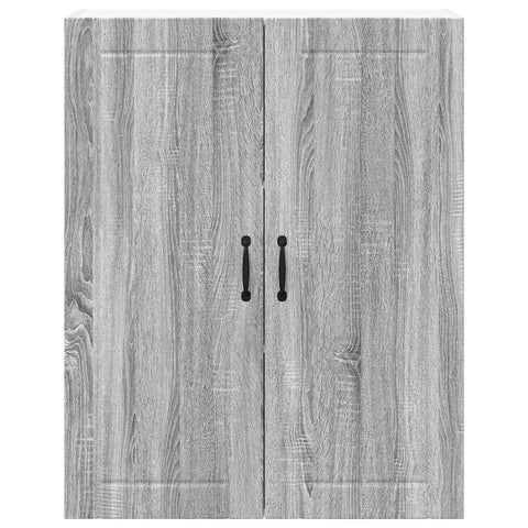vidaXL Kitchen Wall Cabinet with Shelf Grey Sonoma 80 x 31 x 100 cm