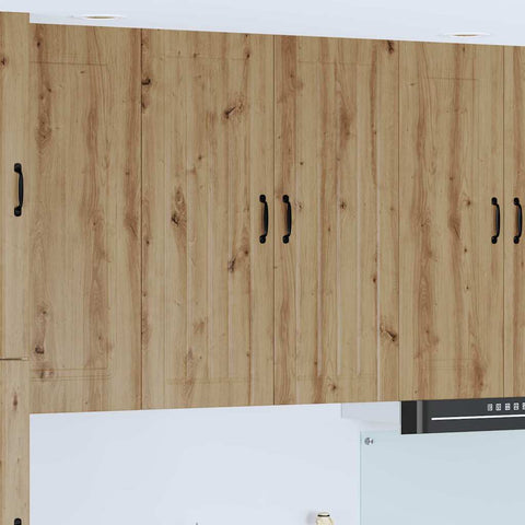 vidaXL Kitchen Wall Cabinet with Shelf Artisan Oak 80 x 31 x 100 cm