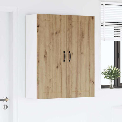 vidaXL Kitchen Wall Cabinet with Shelf Artisan Oak 80 x 31 x 100 cm