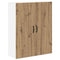 vidaXL Kitchen Wall Cabinet with Shelf Artisan Oak 80 x 31 x 100 cm