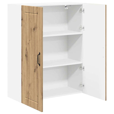 vidaXL Kitchen Wall Cabinet with Shelf Artisan Oak 80 x 31 x 100 cm