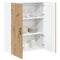 vidaXL Kitchen Wall Cabinet with Shelf Artisan Oak 80 x 31 x 100 cm