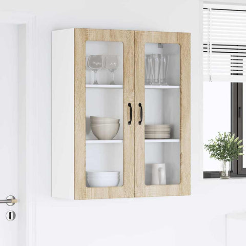 vidaXL Kitchen Wall Cabinet with Shelf Sonoma oak 80 x 31 x 100 cm