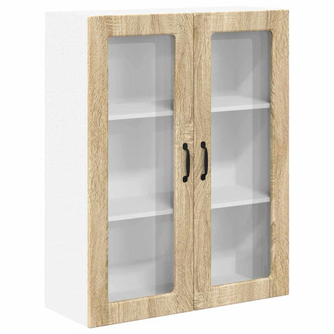 vidaXL Kitchen Wall Cabinet with Shelf Sonoma oak 80 x 31 x 100 cm