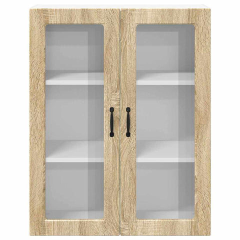 vidaXL Kitchen Wall Cabinet with Shelf Sonoma oak 80 x 31 x 100 cm