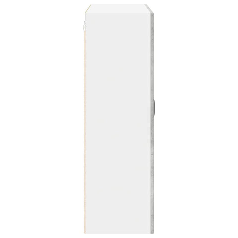 vidaXL Kitchen Wall Cabinet with Shelf Concrete grey 80 x 31 x 100 cm