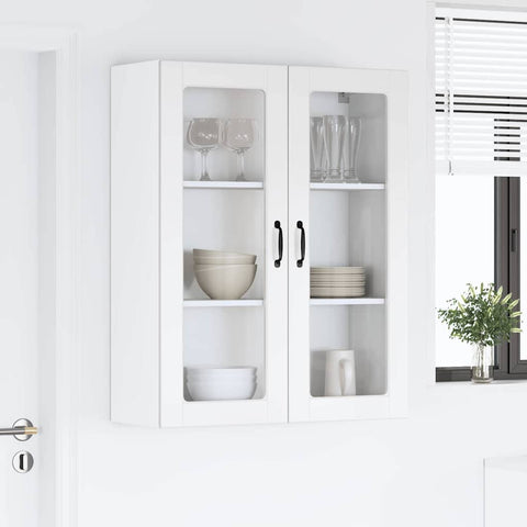 vidaXL Kitchen Wall Cabinet High gloss white 80 x 31 x 100 cm
