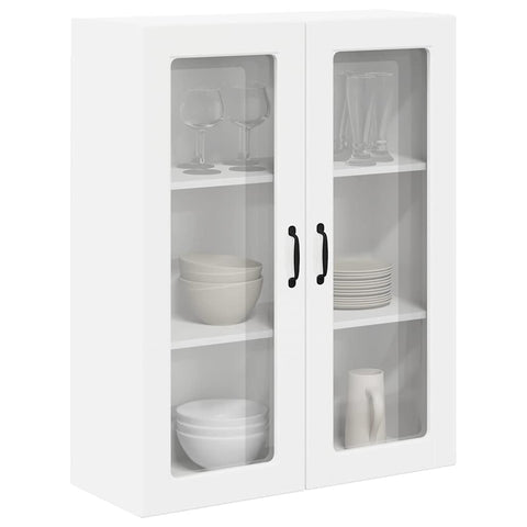 vidaXL Kitchen Wall Cabinet High gloss white 80 x 31 x 100 cm