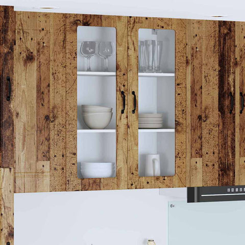 vidaXL Kitchen Wall Cabinet Old wood 80 x 31 x 100 cm Engineered Wood