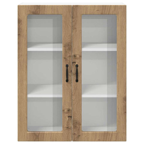 vidaXL Kitchen Wall Cabinet with Shelf Artisan oak 80 x 31 x 100 cm