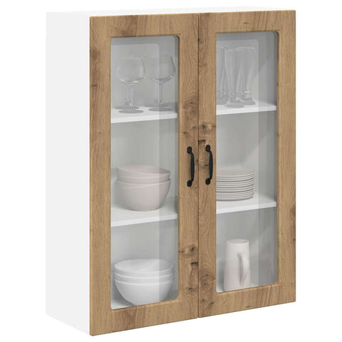 vidaXL Kitchen Wall Cabinet with Shelf Artisan oak 80 x 31 x 100 cm