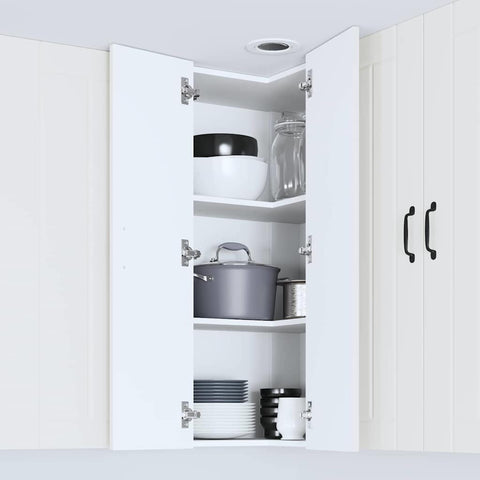 vidaXL Kitchen Wall Cabinet White 57 x 57 x 100 cm Engineered Wood