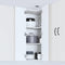 vidaXL Kitchen Wall Cabinet White 57 x 57 x 100 cm Engineered Wood