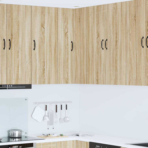 vidaXL Kitchen Wall Cabinet with Shelf Sonoma Oak 57 x 57 x 100 cm