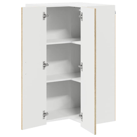 vidaXL Kitchen Wall Cabinet with Shelf Sonoma Oak 57 x 57 x 100 cm