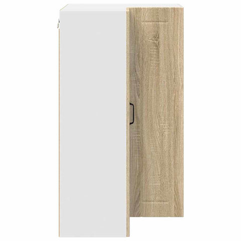 vidaXL Kitchen Wall Cabinet with Shelf Sonoma Oak 57 x 57 x 100 cm