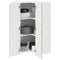 vidaXL Kitchen Wall Cabinet with Shelf Concrete Grey 57 x 57 x 100 cm