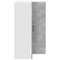 vidaXL Kitchen Wall Cabinet with Shelf Concrete Grey 57 x 57 x 100 cm