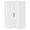 vidaXL Kitchen Wall Cabinet High Gloss White 57 x 57 x 100 cm