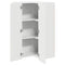 vidaXL Kitchen Wall Cabinet High Gloss White 57 x 57 x 100 cm