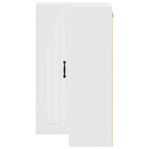 vidaXL Kitchen Wall Cabinet High Gloss White 57 x 57 x 100 cm