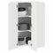 vidaXL Kitchen Wall Cabinet High Gloss White 57 x 57 x 100 cm