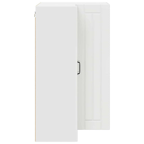 vidaXL Kitchen Wall Cabinet High Gloss White 57 x 57 x 100 cm