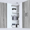 vidaXL Kitchen Wall Cabinet with Shelf Grey Sonoma 57 x 57 x 100 cm