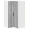 vidaXL Kitchen Wall Cabinet with Shelf Grey Sonoma 57 x 57 x 100 cm