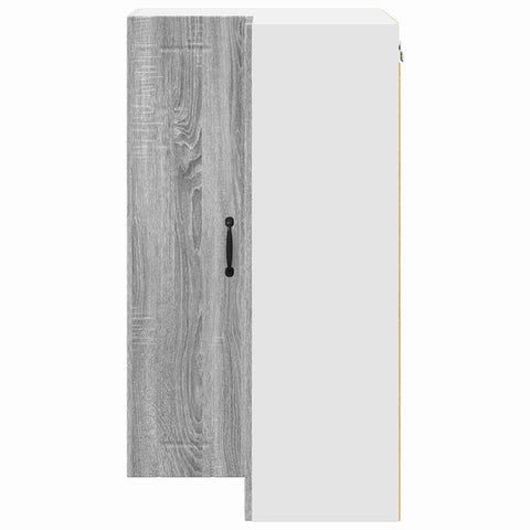 vidaXL Kitchen Wall Cabinet with Shelf Grey Sonoma 57 x 57 x 100 cm