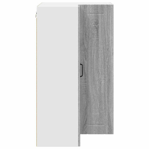vidaXL Kitchen Wall Cabinet with Shelf Grey Sonoma 57 x 57 x 100 cm