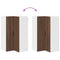vidaXL Kitchen Wall Cabinet Brown Oak 57 x 57 x 100 cm Engineered Wood
