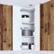 vidaXL Kitchen Wall Cabinet Old Wood 57 x 57 x 100 cm Engineered Wood