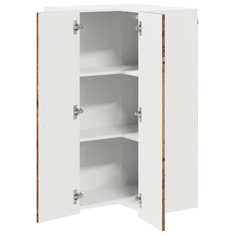 vidaXL Kitchen Wall Cabinet Old Wood 57 x 57 x 100 cm Engineered Wood