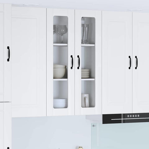vidaXL Kitchen Wall Cabinet High gloss white 60 x 31 x 100 cm