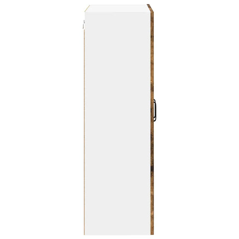 vidaXL Kitchen Wall Cabinet with Shelf Smoked oak 60 x 31 x 100 cm