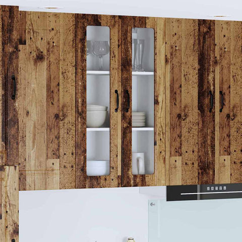 vidaXL Kitchen Wall Cabinet Old wood 60 x 31 x 100 cm Engineered Wood