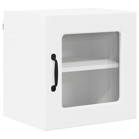 vidaXL Kitchen Wall Cabinet with Shelf 2 pcs White 40 x 31 x 40 cm