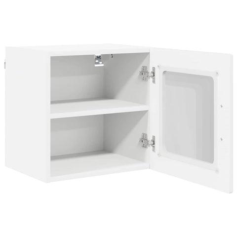 vidaXL Kitchen Wall Cabinet with Door High Gloss White 40 x 31 x 40 cm