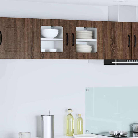 vidaXL Kitchen Wall Cabinet Brown Oak 40 x 31 x 40 cm Engineered Wood