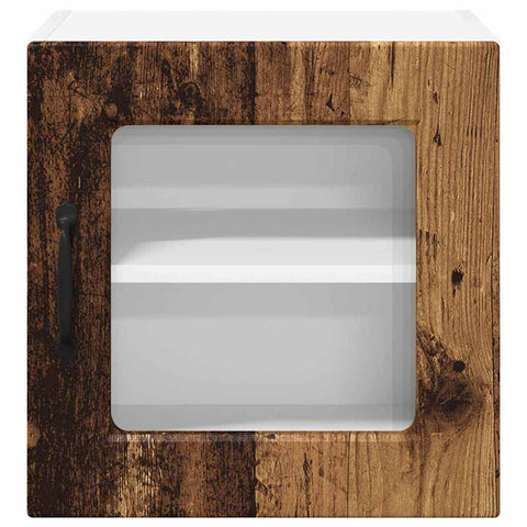 vidaXL Kitchen Wall Cabinet with Shelf 2 pcs Old Wood 40 x 31 x 40 cm