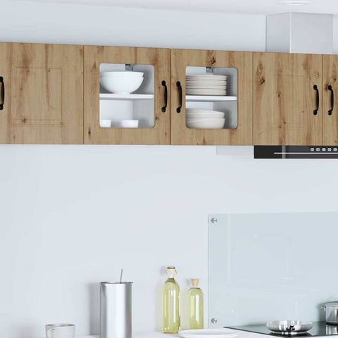 vidaXL Kitchen Wall Cabinet with Shelf Artisan Oak 40 x 31 x 40 cm