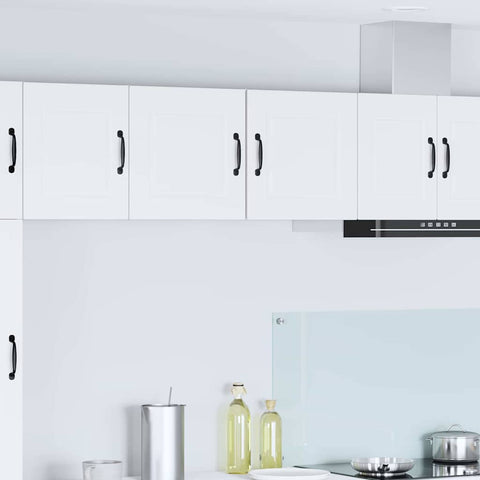 vidaXL Kitchen Wall Cabinet with Shelf 2 pcs White 40 x 31 x 40 cm