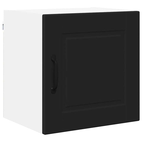 vidaXL Kitchen Wall Cabinet with Shelf 2 pcs Black 40 x 31 x 40 cm