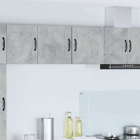 vidaXL Kitchen Wall Cabinet with Shelf Concrete Grey 40 x 31 x 40 cm