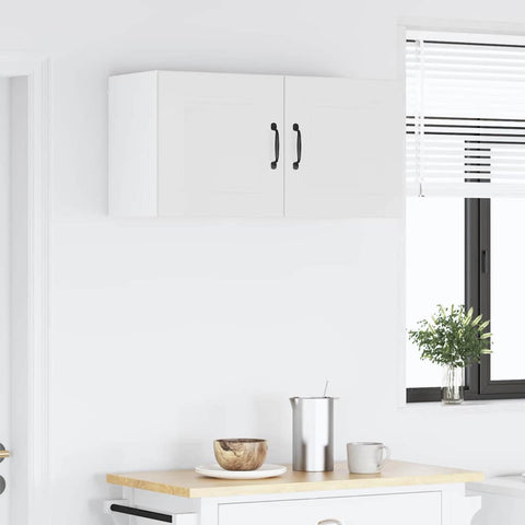 vidaXL Kitchen Wall Cabinet with Door High Gloss White 40 x 31 x 40 cm