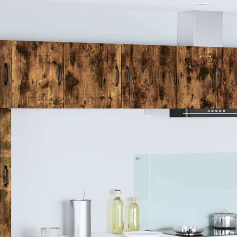 vidaXL Kitchen Wall Cabinet Smoked Oak 40 x 31 x 40 cm Engineered Wood