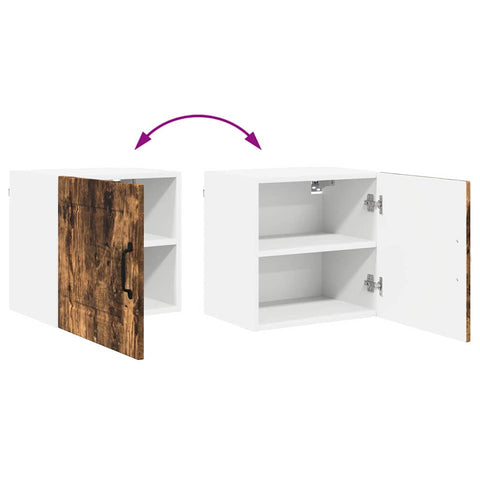 vidaXL Kitchen Wall Cabinet Smoked Oak 40 x 31 x 40 cm Engineered Wood