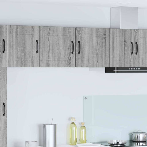 vidaXL Kitchen Wall Cabinet with Shelf Grey Sonoma 40 x 31 x 40 cm