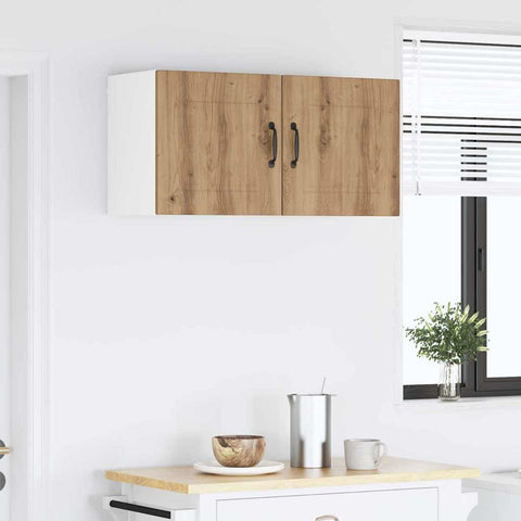 vidaXL Kitchen Wall Cabinet with Shelf Artisan Oak 40 x 31 x 40 cm